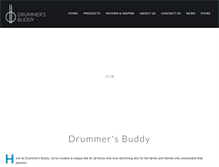 Tablet Screenshot of drummersbuddy.com